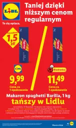 Gazetka promocyjna Lidl - Gazetka ważna od 29.04 do 2.05 - Gazetka - ważna od 02.05 do 02.05.2026 - strona 43 - produkty: Makaron, Por, Spaghetti, Barilla