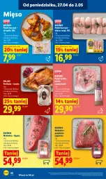 Gazetka promocyjna Lidl - Gazetka ważna od 29.04 do 2.05 - Gazetka - ważna od 02.05 do 02.05.2026 - strona 60 - produkty: Kurczak, Polędwica, Perliczka, Królik, Tusz, Wołowina, Mięso