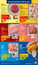 Gazetka promocyjna Lidl - Gazetka ważna od 29.04 do 2.05 - Gazetka - ważna od 02.05 do 02.05.2026 - strona 61 - produkty: Kurczak, Mięso mielone, Sok, Sokołów, Tatar wołowy, Lion, Mięso
