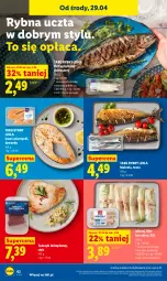 Gazetka promocyjna Lidl - Gazetka ważna od 29.04 do 2.05 - Gazetka - ważna od 02.05 do 02.05.2026 - strona 62 - produkty: Top, Gra, Pstrąg tęczowy, Stek, Tusz, Pstrąg, Tuńczyk, Mintaj, Grafika