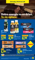 Gazetka promocyjna Lidl - Gazetka ważna od 29.04 do 2.05 - Gazetka - ważna od 02.05 do 02.05.2026 - strona 67 - produkty: Sok, Ser, Por, Jogurt, Pilos, Sport, Baton, Deser, Napój, Kefir