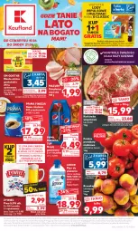 Gazetka promocyjna Kaufland - Gazetka tygodnia - Gazetka - ważna od 21.06 do 21.06.2023 - strona 1 - produkty: Piwa, Piwo, Polędwica, Gra, 7up, Karkówka wieprzowa, Mirinda, Kawa mielona, Kawa, Lody, Pepsi, Płyn do płukania, Napój gazowany, Prima, Brzoskwinie, Waga, Grunt, Masło, Napój, Pomidory, Lenor