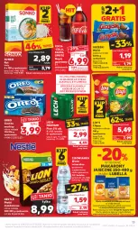 Gazetka promocyjna Kaufland - Gazetka tygodnia - Gazetka - ważna od 21.06 do 21.06.2023 - strona 13 - produkty: Piwa, Piwo, Lubella, Makaron, Ciastka, Ryż, Gra, Bell, Chipsy, Coca-Cola, Sonko, Grześki, Napój gazowany, Fanta, Danio, Woda mineralna, Bella, Woda, Waga, Sprite, Napój, Cisowianka, Oreo, Nestlé, Lech Premium, Fa