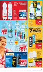Gazetka promocyjna Kaufland - Gazetka tygodnia - Gazetka - ważna od 21.06 do 21.06.2023 - strona 39 - produkty: Nałęczowianka, LANA, Tiger, Schweppes, Napój gazowany, Kubuś Waterrr, Woda mineralna, Kubuś, Woda, Napój