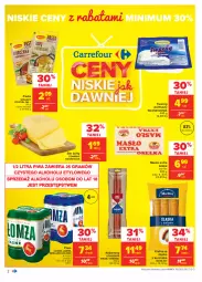 Gazetka promocyjna Carrefour - Gazetka Carrefour - Gazetka - ważna od 27.02 do 27.02.2021 - strona 2 - produkty: Piwa, Piwo, Kurczak, Ser, Gra, Twaróg, Madej Wróbel, Winiary, Edam, Morliny, Twaróg półtłusty, Kabanos, Masło, Kiełbasa, Kiełbasa śląska