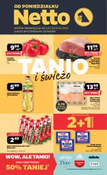 Gazetka promocyjna Netto - Od Poniedziałku - Gazetka - ważna od 08.02 do 08.02.2025 - strona 1 - produkty: Gra, Szynka wieprzowa, Jaja, Kosz, Mlekovita, Szynka, Olej rzepakowy, Masło, Olej, Pomidor malinowy, Kokos, Mleko