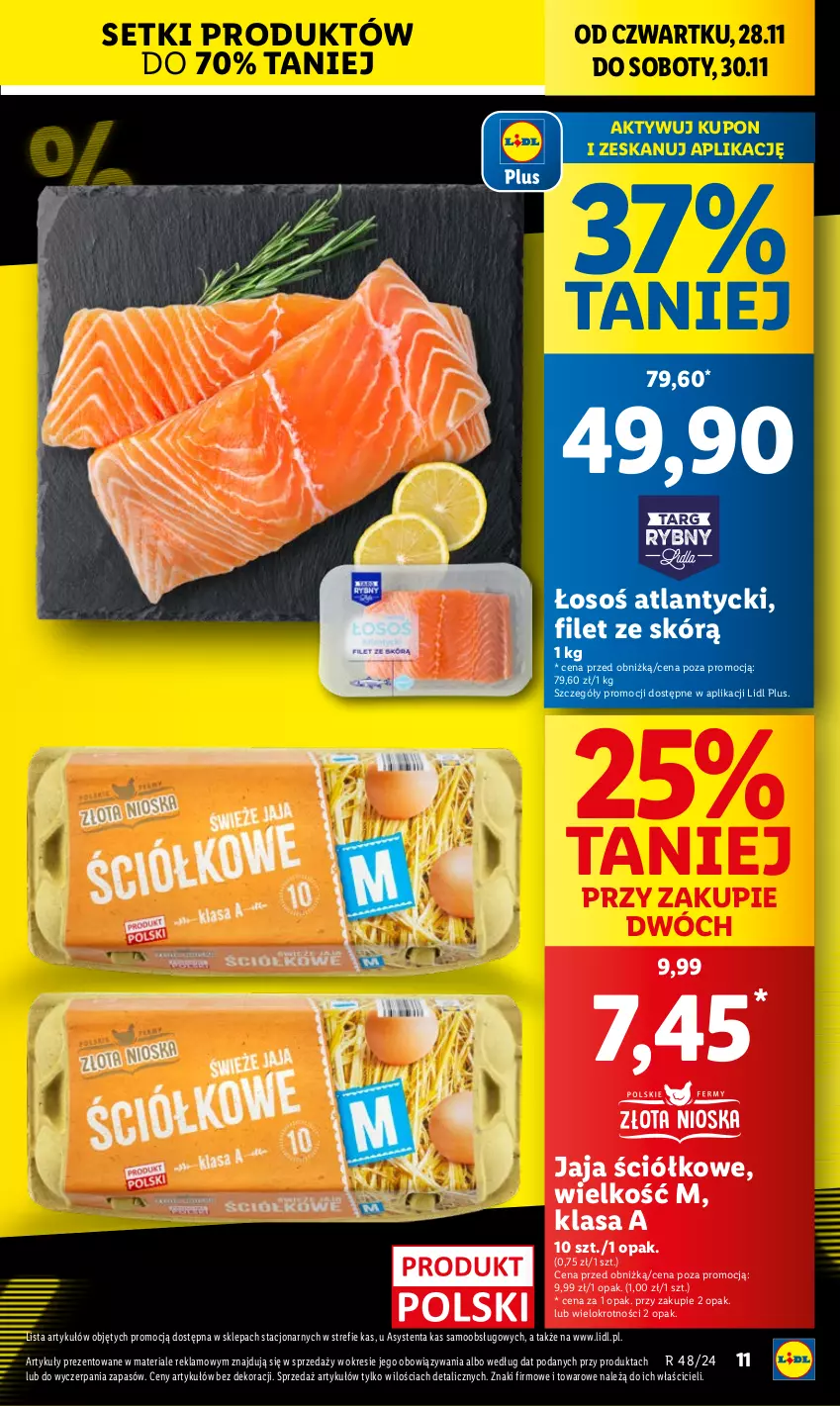 Gazetka promocyjna Lidl - GAZETKA - ważna 28.11 do 30.11.2024 - strona 11 - produkty: Jaja