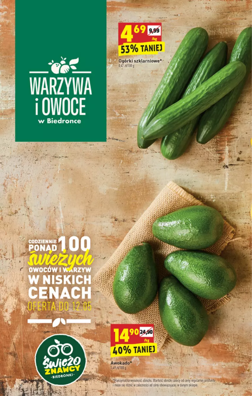 Gazetka promocyjna Biedronka - W tym tygodniu PN - ważna 10.05 do 15.05.2021 - strona 12 - produkty: Fa, LG, Owoce, Warzywa