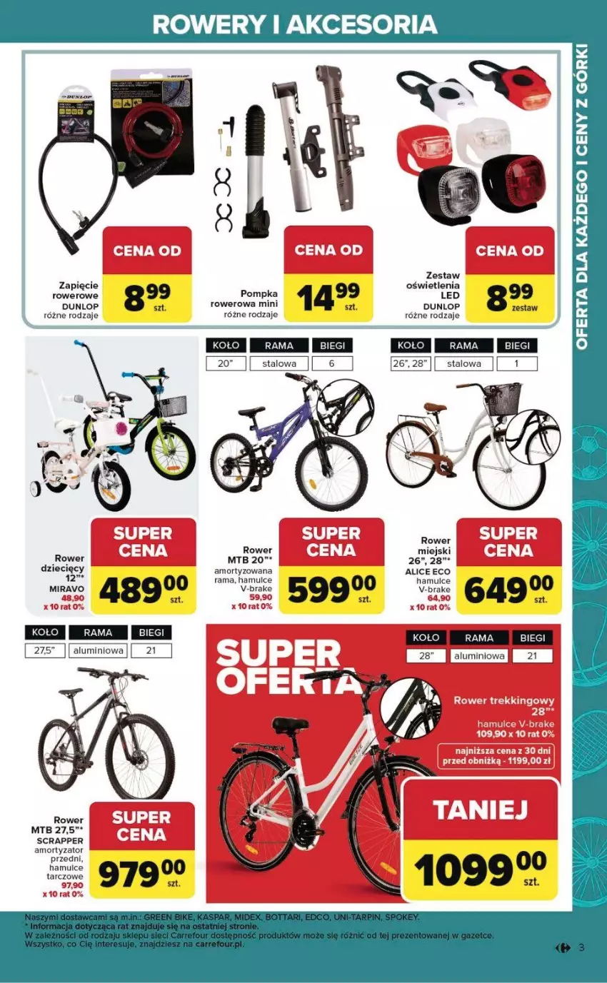 Gazetka promocyjna Carrefour - Gazetka Ogród, gdzie kwitnie życie - ważna 07.04 do 02.05.2026 - strona 3 - produkty: Dzieci, Rama, Rower