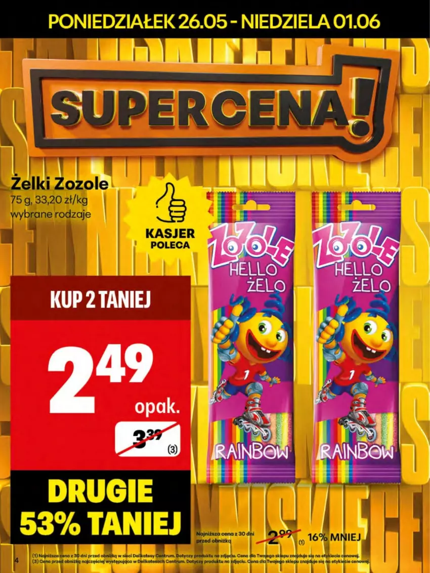 Gazetka promocyjna Delikatesy Centrum - Franczyza DC22 Poniedziałek - ważna 26.05 do 01.06.2025 - strona 4