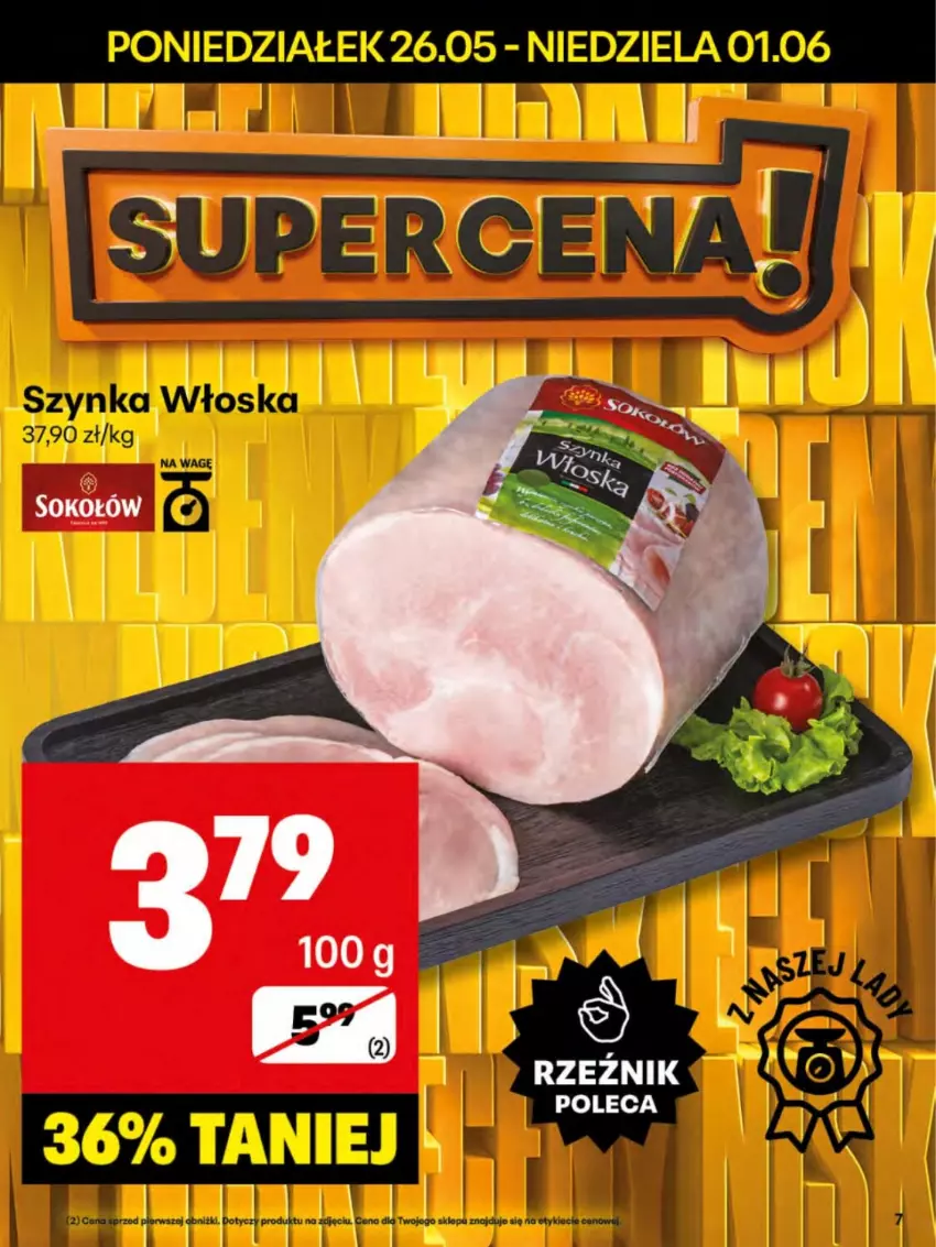 Gazetka promocyjna Delikatesy Centrum - Franczyza DC22 Poniedziałek - ważna 26.05 do 01.06.2025 - strona 7 - produkty: Sok, Sokołów