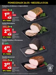Gazetka promocyjna Delikatesy Centrum - Franczyza DC22 Poniedziałek - Gazetka - ważna od 01.06 do 01.06.2025 - strona 17 - produkty: Chrzan, Polędwica, Rum, Schab Benedykta, Lody, Szynka