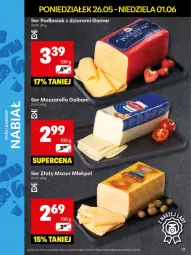 Gazetka promocyjna Delikatesy Centrum - Franczyza DC22 Poniedziałek - Gazetka - ważna od 01.06 do 01.06.2025 - strona 19 - produkty: Mozzarella, Ser, Złoty Mazur, Galbani