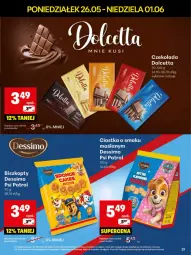 Gazetka promocyjna Delikatesy Centrum - Franczyza DC22 Poniedziałek - Gazetka - ważna od 01.06 do 01.06.2025 - strona 29 - produkty: Ciastka, Czekolada, Psi Patrol