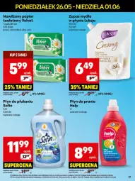 Gazetka promocyjna Delikatesy Centrum - Franczyza DC22 Poniedziałek - Gazetka - ważna od 01.06 do 01.06.2025 - strona 37 - produkty: Płyn do prania, Rum, Papier, Velvet, Płyn do płukania, Aloe vera, Nawilżany papier, Luksja