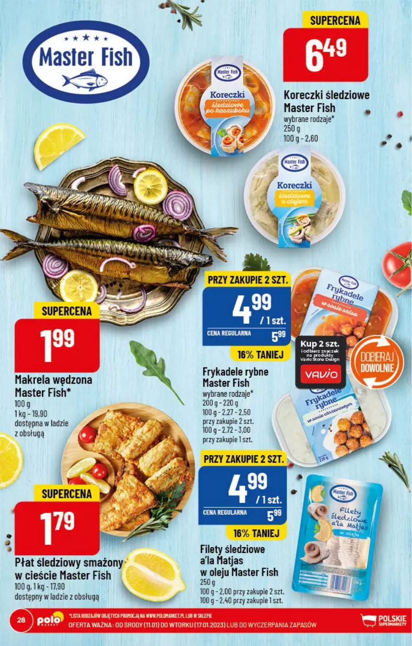 Gazetka promocyjna PoloMarket - Gazetka pomocyjna - ważna 11.01 do 17.01.2022 - strona 28 - produkty: Koreczki śledziowe, Matjas, Olej