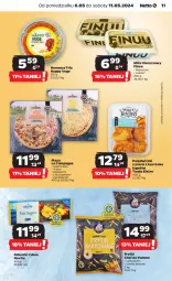 Gazetka promocyjna Netto - Od Poniedziałku - Gazetka - ważna od 11.05 do 11.05.2024 - strona 11 - produkty: Kurczak, Hummus, Ser, Mus, Paluszki rybne, Pizza, Miks tłuszczowy, Finuu, Frytki