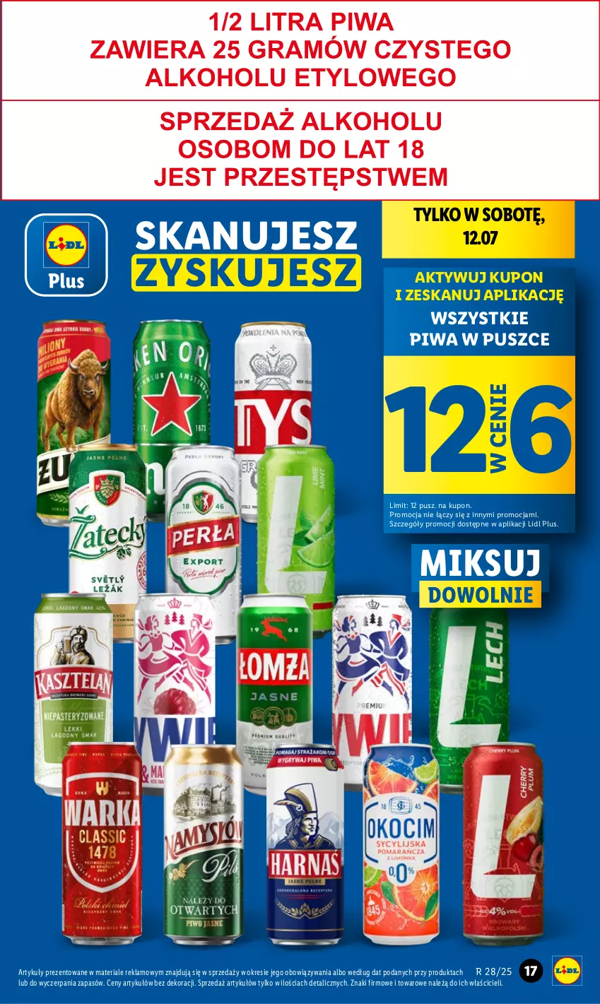 Gazetka promocyjna Lidl - GAZETKA - ważna 10.07 do 12.07.2025 - strona 19 - produkty: Piwa