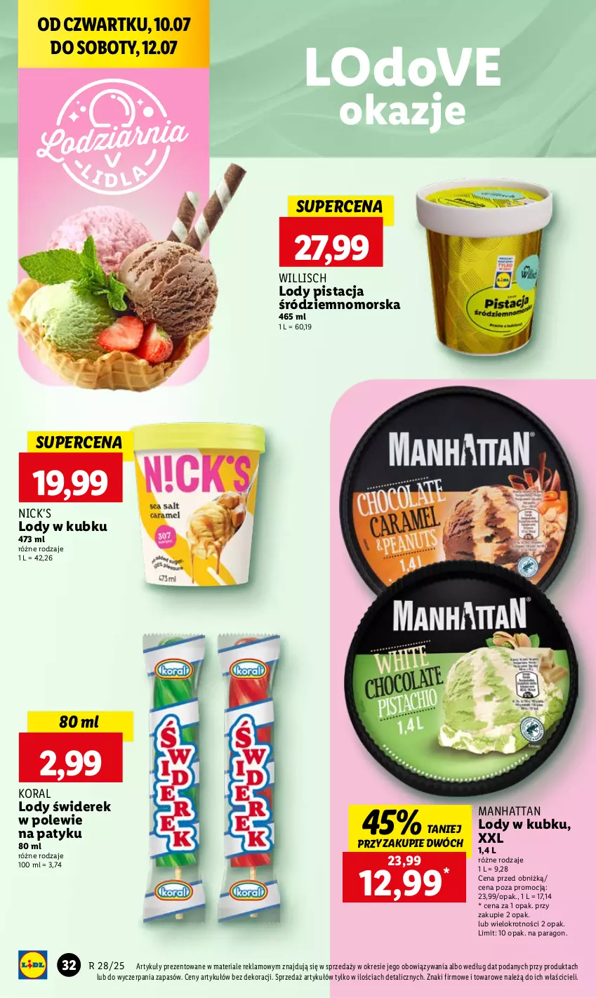 Gazetka promocyjna Lidl - GAZETKA - ważna 10.07 do 12.07.2025 - strona 40 - produkty: Dove, Lody