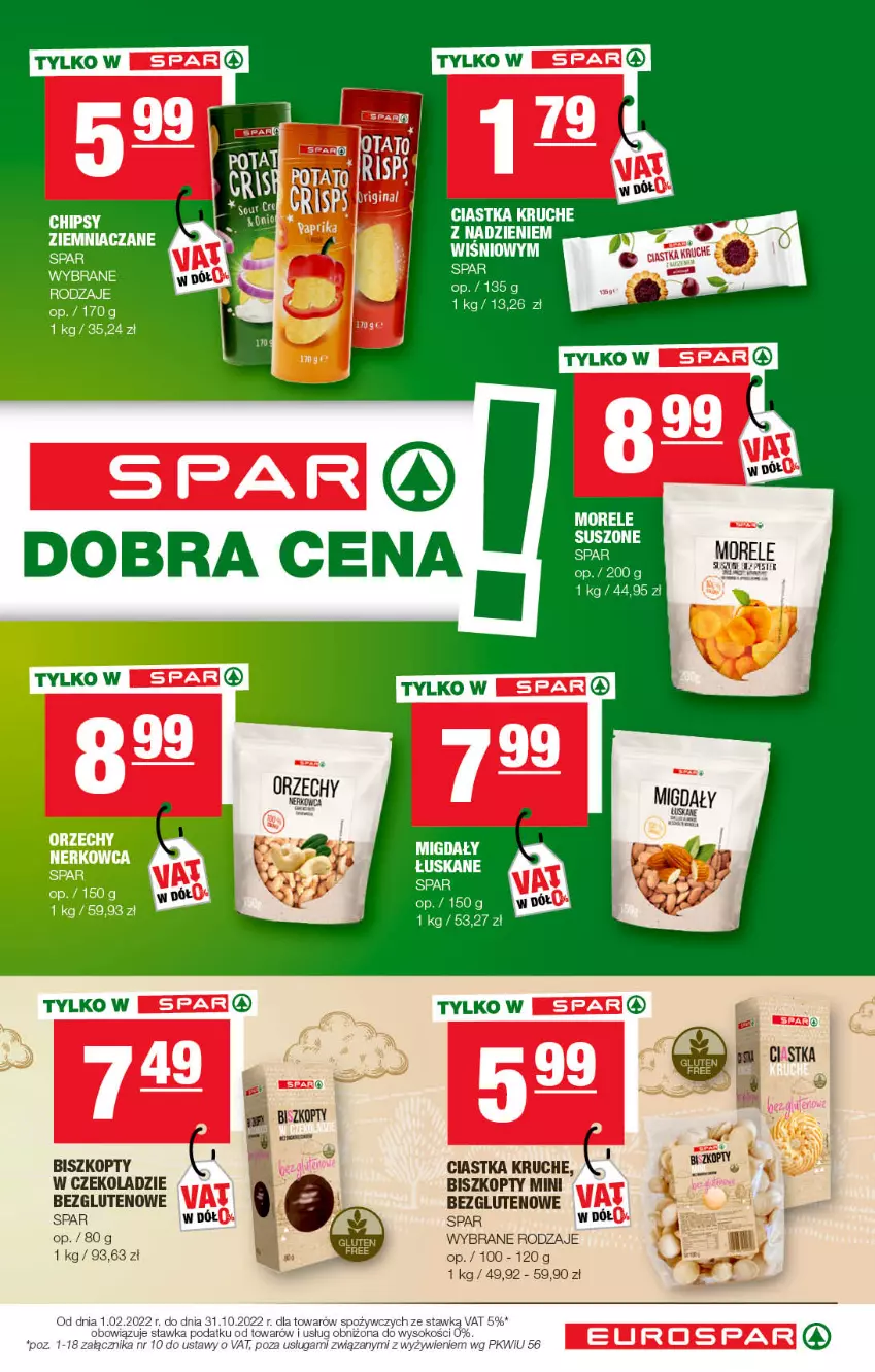 Gazetka promocyjna Spar - EuroSpar - ważna 28.08 do 07.09.2022 - strona 3 - produkty: Biszkopty, Ciastka, Migdały