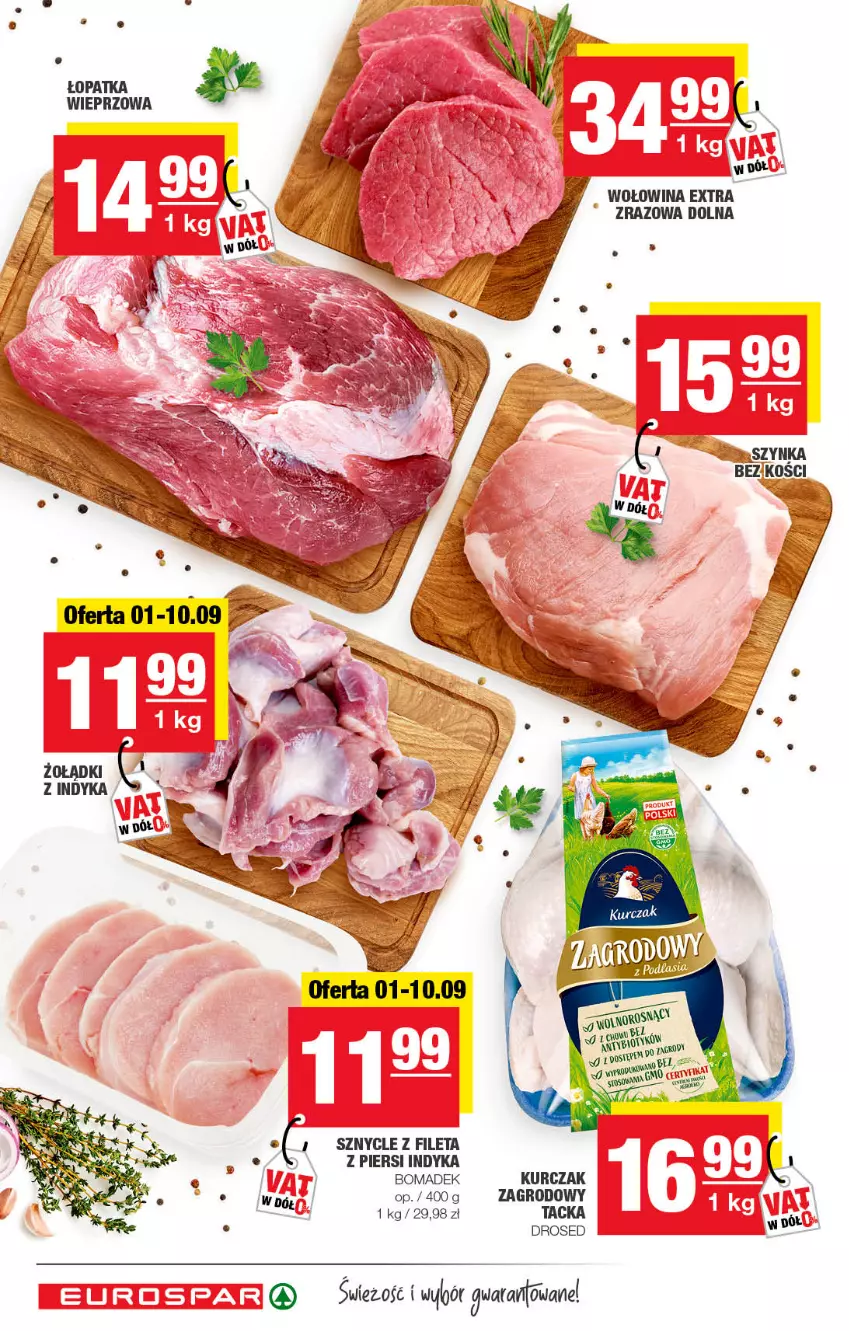 Gazetka promocyjna Spar - EuroSpar - ważna 28.08 do 07.09.2022 - strona 8 - produkty: Kurczak, LG, Szynka, Wołowina