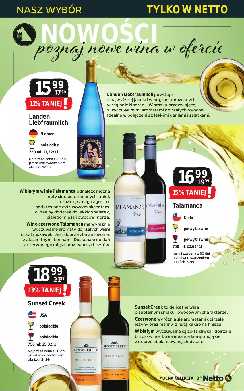 Gazetka promocyjna Netto - Netto_MK_05/25 - ważna 28.04 do 31.05.2025 - strona 3 - produkty: Aksam, Brzoskwinie, Gres, Jeżyny, Kakao, Maliny, Nuty, O nas, Sałat, Sałatka, Ser, Wino, Wino czerwone