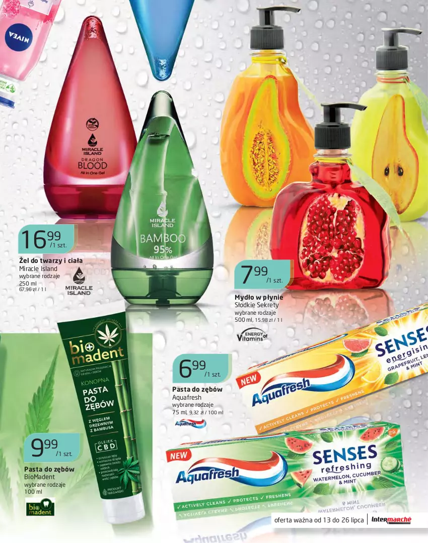 Gazetka promocyjna Intermarche - Chemia - ważna 13.07 do 26.07.2021 - strona 11 - produkty: Aquafresh, Isla, Kret, Mydło, Mydło w płynie, Pasta do zębów