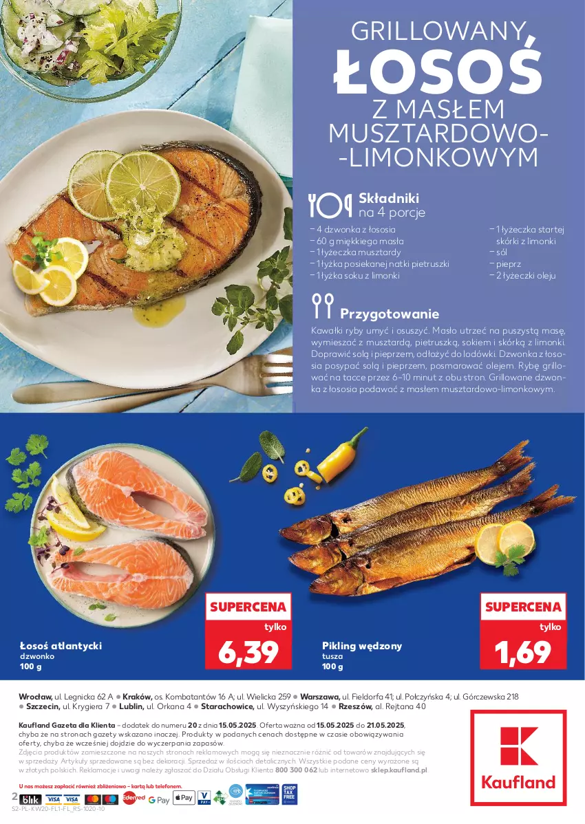 Gazetka promocyjna Kaufland - Kaufland - ważna 15.05 do 21.05.2025 - strona 2 - produkty: Fa, Grill, Kawa, Masło, Mus, Olej, Orka, Pieprz, Por, Sok, Sól, Sos, Tusz, Wagi