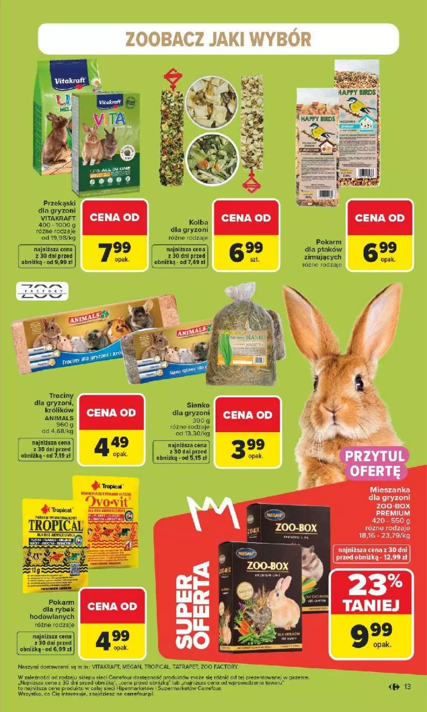 Gazetka promocyjna Carrefour - Gazetka Pies & kot od poniedziałku! - ważna 02.02 do 14.02.2026 - strona 13 - produkty: Fa, Gin, Gry, LG, Tatra, Tropical, Vitakraft