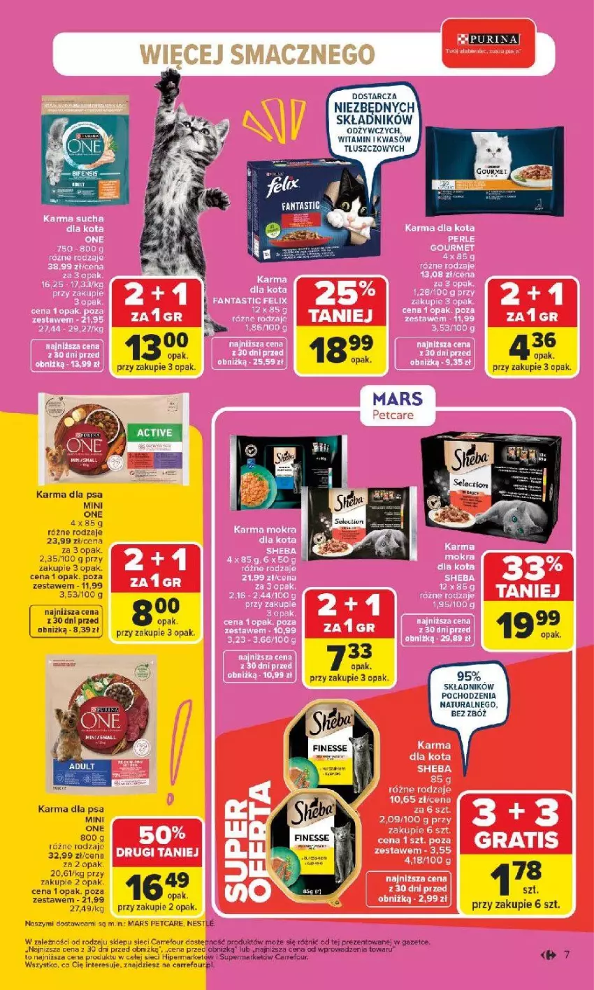 Gazetka promocyjna Carrefour - Gazetka Pies & kot od poniedziałku! - ważna 02.02 do 14.02.2026 - strona 7 - produkty: Mars, Pur, Purina