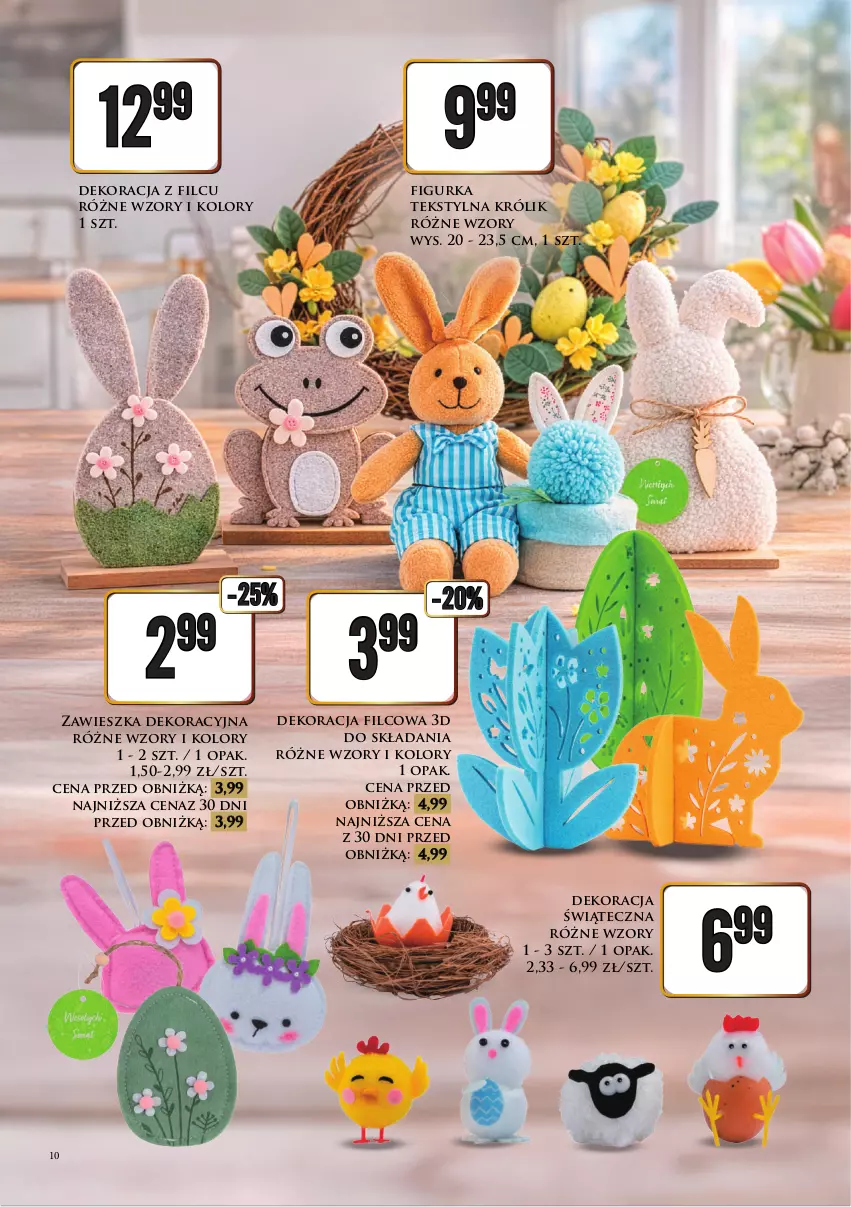 Gazetka promocyjna Dino - Katalog / Czas na Wielkanoc - ważna 09.03 do 21.03.2026 - strona 10 - produkty: Dekoracja świąteczna, Królik