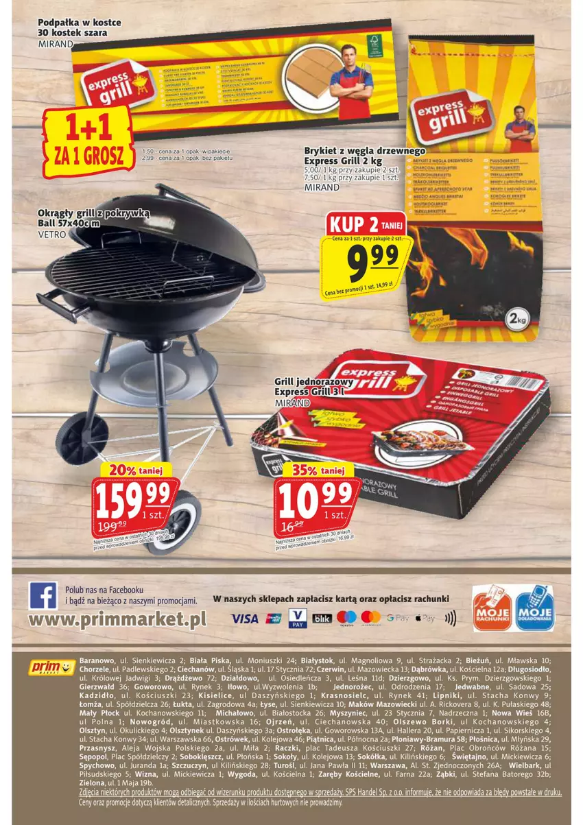 Gazetka promocyjna Prim Market - ważna 02.05 do 07.05.2025 - strona 16 - produkty: Fa, Grill, Jednorożec, Kisiel, Koc, Mysz, Ogród, Olej, Papier, Piątnica, Róża, Sok, Sokół, Stek, Stock