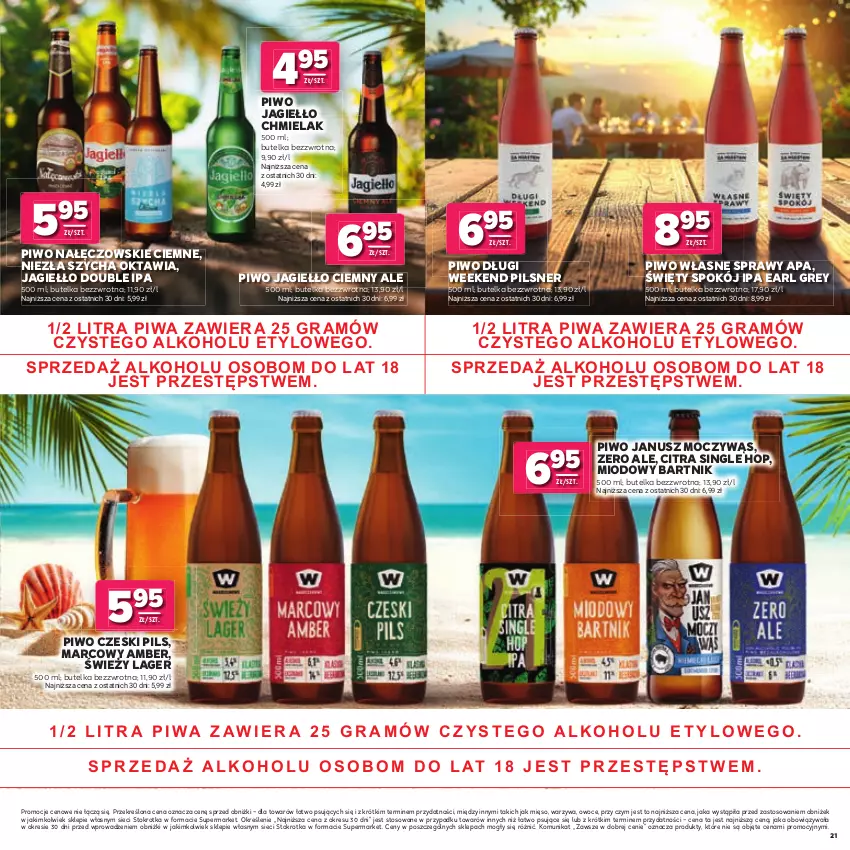 Gazetka promocyjna Stokrotka - Katalog Łap Okazje! - ważna 02.07 do 15.07.2026 - strona 21 - produkty: Earl Grey, Gra, Mięso, Owoce, Piwa, Piwo, Warzywa