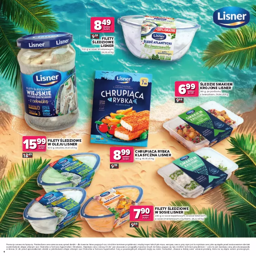 Gazetka promocyjna Stokrotka - Katalog Łap Okazje! - ważna 02.07 do 15.07.2026 - strona 6 - produkty: Lisner, Mięso, Olej, Owoce, Sos, Warzywa