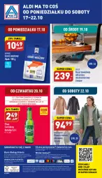 Gazetka promocyjna Aldi - Pełny katalog - Gazetka - ważna od 22.10 do 22.10.2022 - strona 40 - produkty: Piwa, Piwo, Odkurzacz, Por, Gra, O nas, Płaszcz, Carlsberg, Biuro, Akumulator, Fa