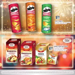 Gazetka promocyjna Stokrotka - Katalog Sylwester - Gazetka - ważna od 10.01 do 10.01.2024 - strona 18 - produkty: Cebula, Warzywa, Gin, Papryka, Chipsy, Pringles, Owoce, Herbata, Mięso, Imbir