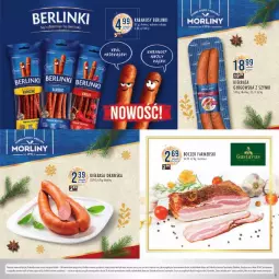 Gazetka promocyjna Stokrotka - Katalog Sylwester - Gazetka - ważna od 10.01 do 10.01.2024 - strona 35 - produkty: Warzywa, Morliny, Boczek, Kiełbasa głogowska, Owoce, Kabanos, Kiełbasa, Berlinki, Mięso, Fa