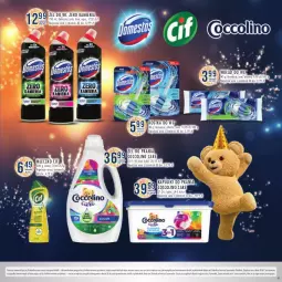 Gazetka promocyjna Stokrotka - Katalog Sylwester - Gazetka - ważna od 10.01 do 10.01.2024 - strona 45 - produkty: Domestos, Warzywa, Cif, Coccolino, Mleczko, Kostka do wc, Owoce, Kapsułki do prania, Mięso