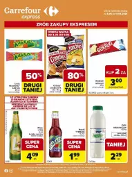 Gazetka promocyjna Carrefour - Gazetka Express - Gazetka - ważna od 11.05 do 11.05.2026 - strona 2 - produkty: Piwa, Piwo, Gra, Chipsy, Wafelek, Lody, Tymbark, Napój, Kefir, Góralki