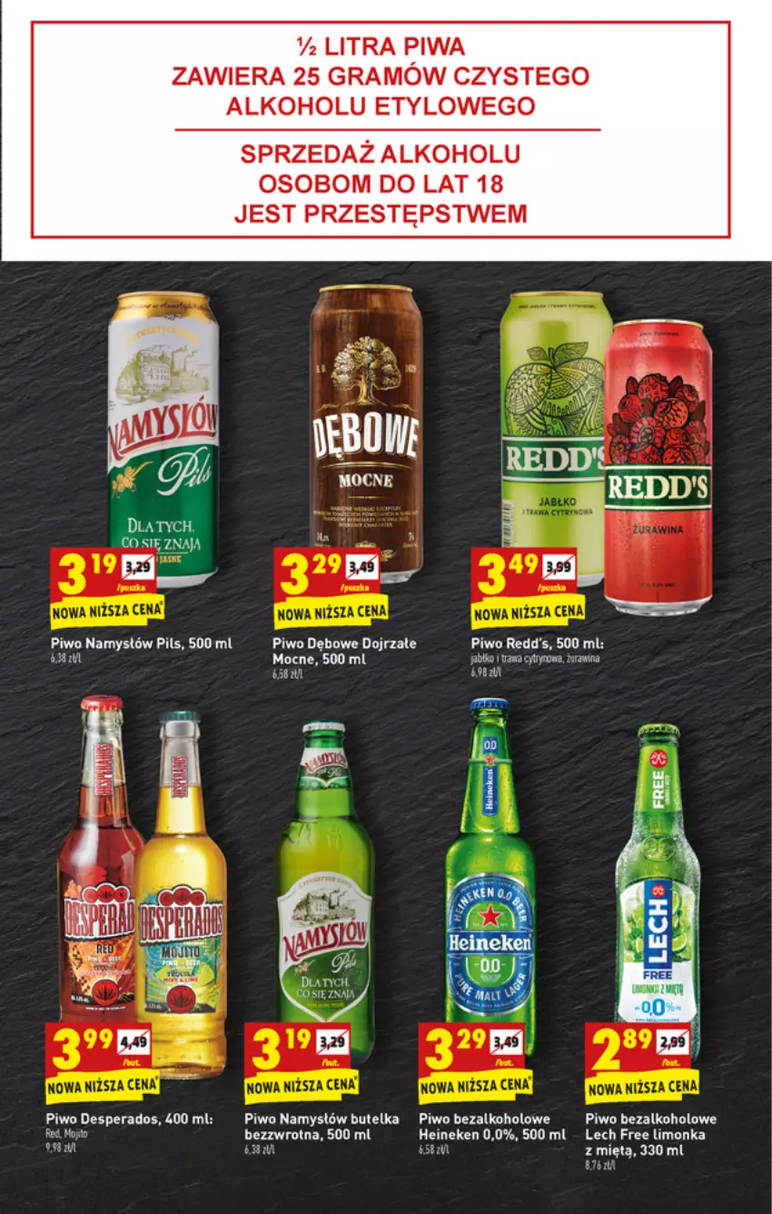 Gazetka promocyjna Biedronka - W tym tygodniu - ważna 24.02 do 02.03.2022 - strona 47 - produkty: Desperados, Gra, Limonka, Namysłów, Piwa, Piwo, Redd's