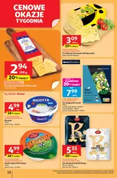 Gazetka promocyjna Auchan - Pewność niskich cen Hipermarket - Gazetka - ważna od 30.07 do 30.07.2025 - strona 12 - produkty: Ser, Kasztelan, Ser Kasztelan, Ricotta, Serek, Fa