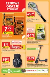 Gazetka promocyjna Auchan - Pewność niskich cen Hipermarket - Gazetka - ważna od 30.07 do 30.07.2025 - strona 28 - produkty: Plecak, Mule, Bateria, Baton, Hulajnoga, Odżywka, Pokrowiec, Hulajnoga elektryczna, Dźwig