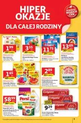 Gazetka promocyjna Auchan - Pewność niskich cen Hipermarket - Gazetka - ważna od 30.07 do 30.07.2025 - strona 3 - produkty: Mozzarella, Dawtona, Ser, Mus, Kukurydza konserwowa, Proszek do prania, Winiary, Persil, Actimel, Galaretka, Morliny, Colgate, Gala, Kiełbasa, Kukurydza, LG