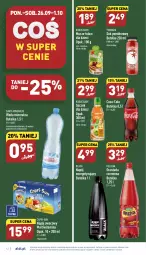 Gazetka promocyjna Aldi - Pełny katalog - Gazetka - ważna od 01.10 do 01.10.2022 - strona 12 - produkty: Sok, Mus, Coca-Cola, Lack, Oranżada, Hellena, Tymbark, Sok pomidorowy, Dzieci, Woda mineralna, Kubuś, Woda, Napój