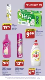 Gazetka promocyjna Aldi - Pełny katalog - Gazetka - ważna od 01.10 do 01.10.2022 - strona 17 - produkty: Rum, Do mycia naczyń, Papier, Płyn do mycia naczyń, Papier toaletowy, Velvet, Odświeżacz powietrza, Fairy, Płyn do mycia, Dywan, Fa
