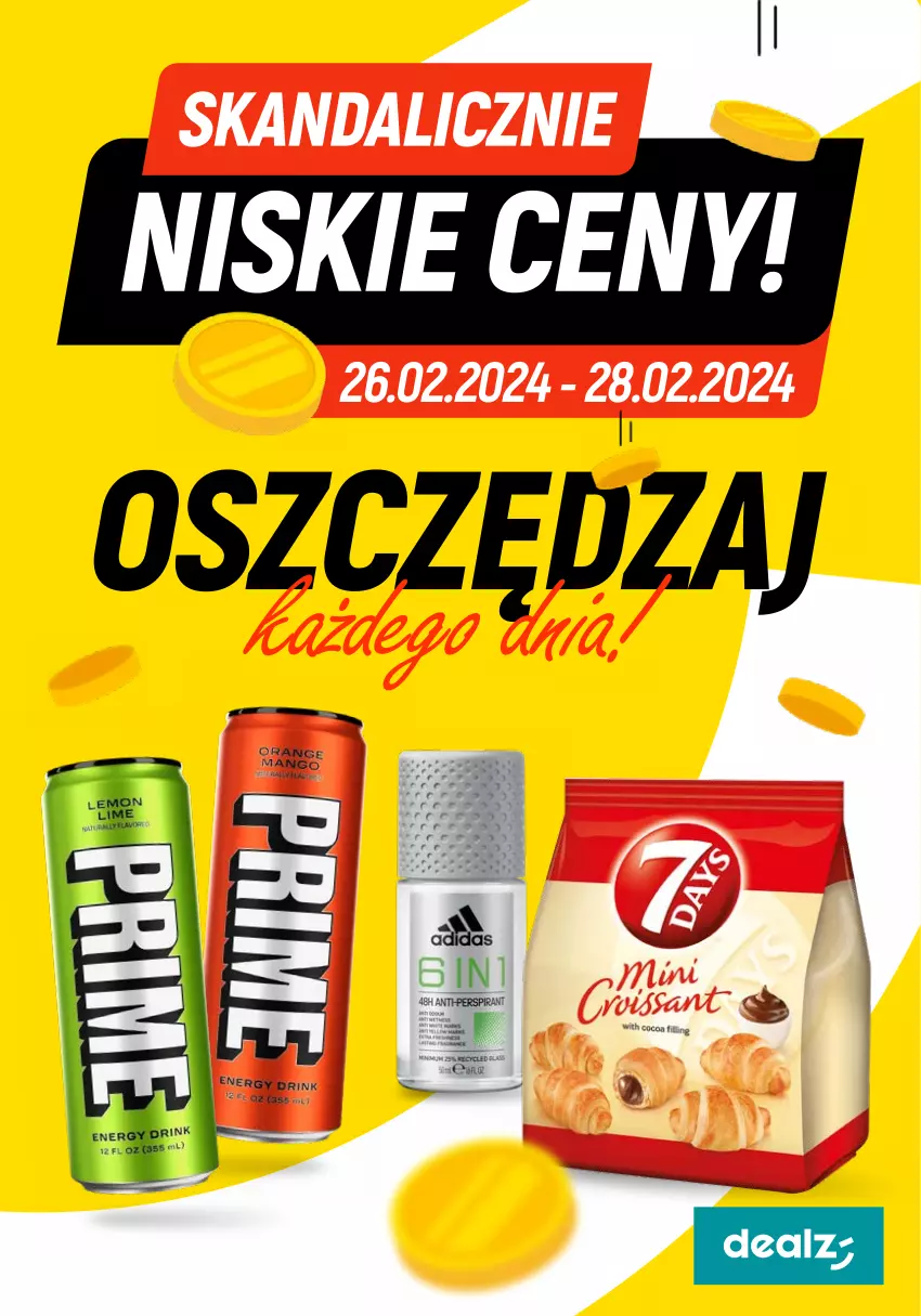 Gazetka promocyjna Dealz - Oszczędzaj każdego dnia! - ważna 26.02 do 28.02.2024 - strona 1