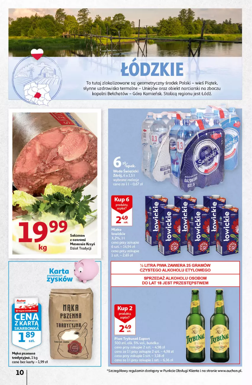 Gazetka promocyjna Auchan - Odkryj z nami regionalne smaki Hipermarkety - ważna 09.09 do 15.09.2021 - strona 10 - produkty: Gra, Mąka, Mąka pszenna, Piwa, Salceson, Słynne