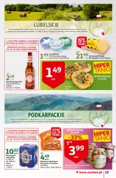 Gazetka promocyjna Auchan - Odkryj z nami regionalne smaki Hipermarkety - Gazetka - ważna od 15.09 do 15.09.2021 - strona 13 - produkty: Piwo, Ser, Salami, Karp, Serek, Bieluch, Kakao, Biszkopty