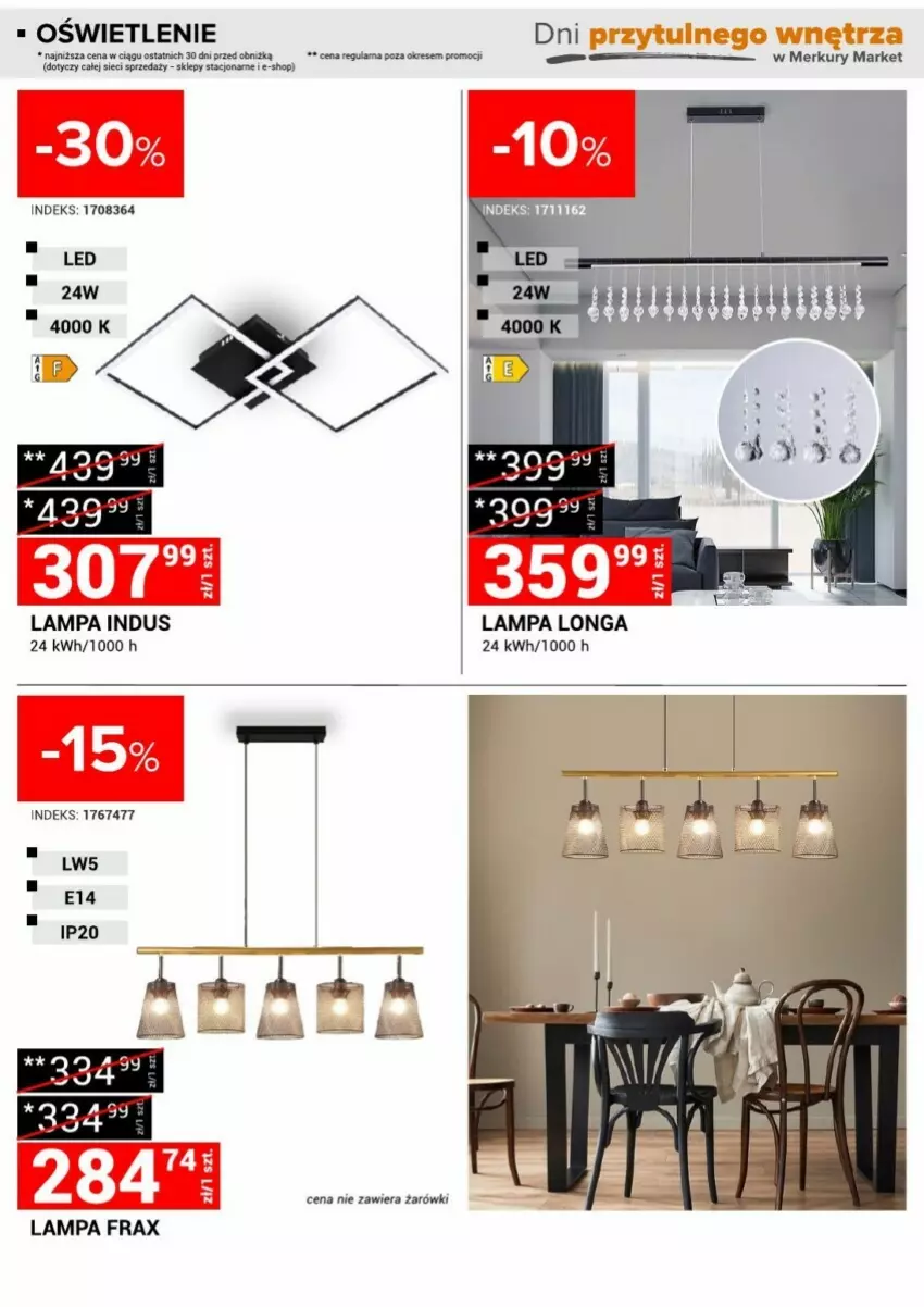 Gazetka promocyjna Merkury Market - ważna 16.11 do 24.11.2024 - strona 19 - produkty: Lampa