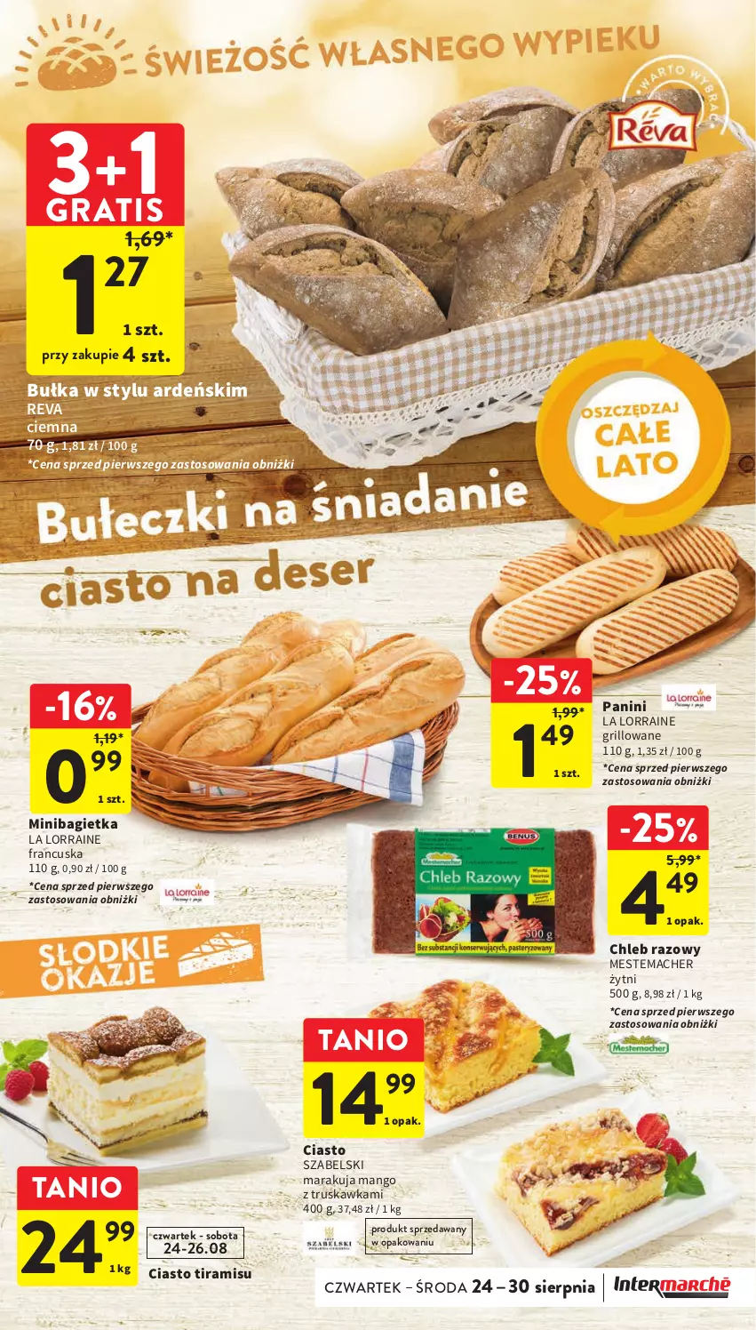 Gazetka promocyjna Intermarche - Gazetka Intermarche - ważna 24.08 do 30.08.2023 - strona 16 - produkty: Bagietka, Bułka, Chleb, Gra, Grill, Mango